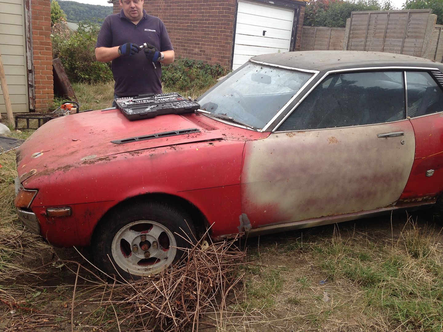 1973 TA22 Toyota Celica - Patchwork Quilt | Retro Rides